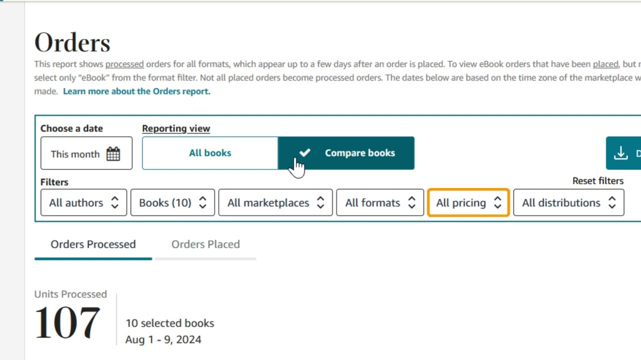 Amazon KDP dashboard showing book metadata and categories